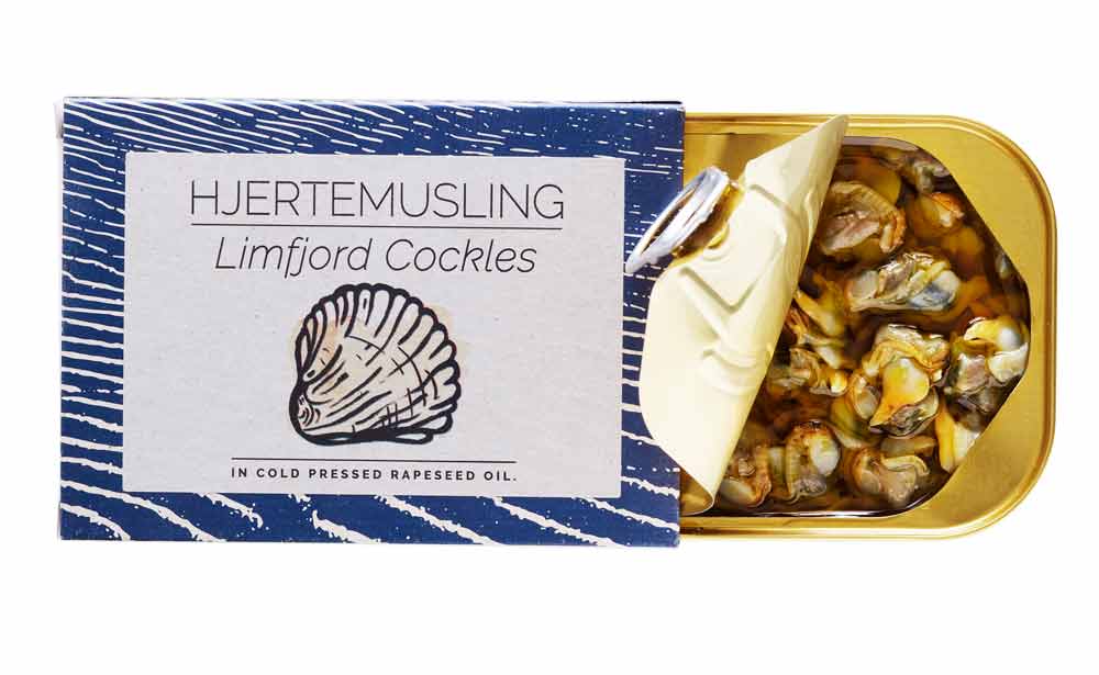 Fangst Hjertemusling Limfjord Cockles in Cold Pressed Rapeseed Oil, 110g