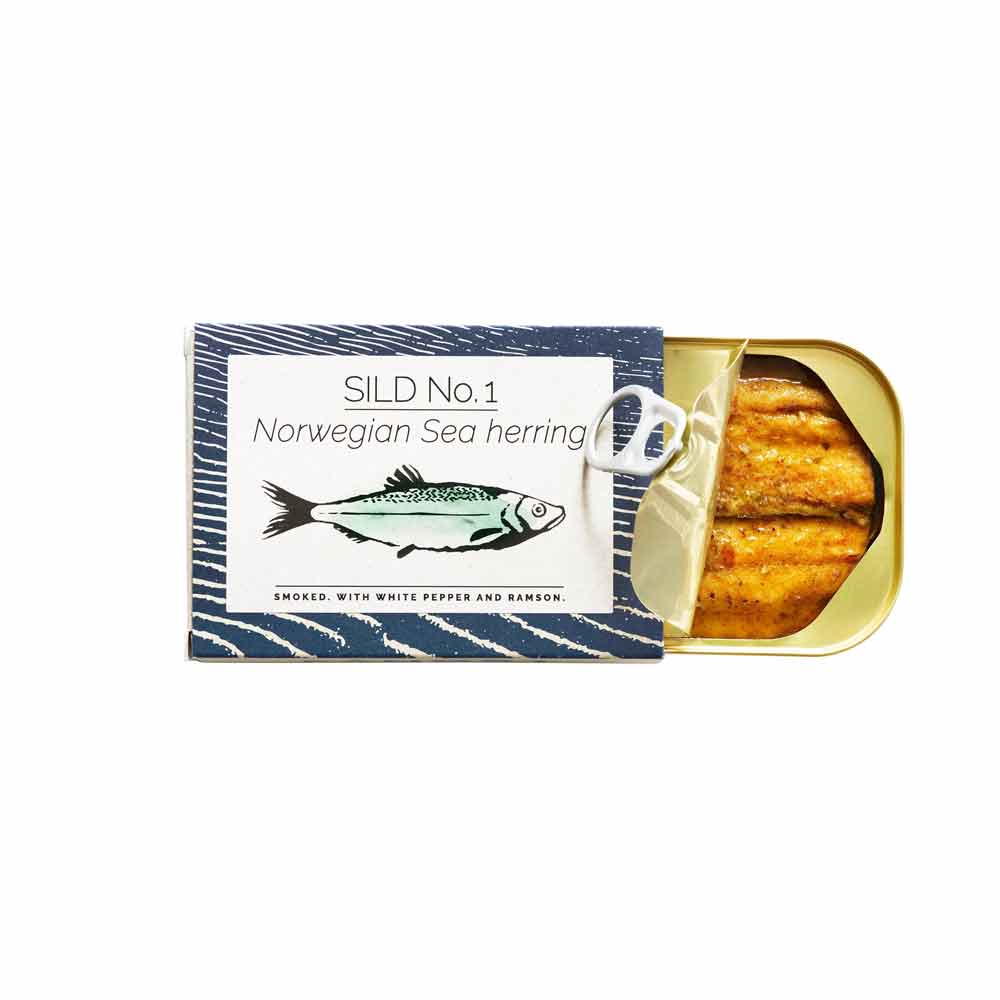 Fangst SILD No. 1 Norwegian Sea Herring Smoked w/ White Pepper & Ramson, 100g