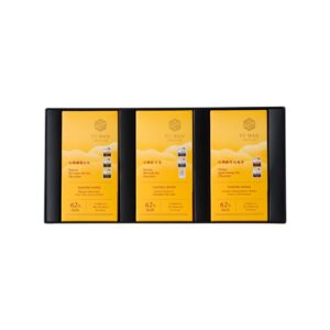 Fu Wan Gift Box, 3 Dark Chocolate Bars w/ Tea Infusions (62% Tie-Guan-Yin Tea, 62% Red Jade Tea, 62% Aged Oolong Tea), 1ea - Image 4
