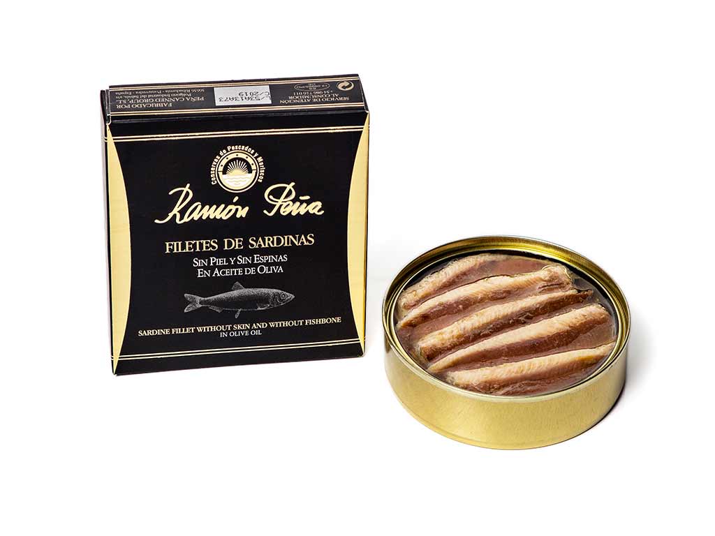 Ramon Pena Sardines in Olive Oil Without Skin & Bones, 130g